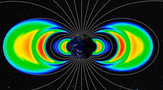 Van Allen Probes Reveal New Radiation Belt Around Earth